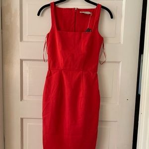 Stella Mccartney Red Cotton Dress sz 38